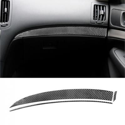 3Pcs Carbon Fiber Passenger Dashboard Cover Trim For Infiniti G37 Sedan 2010-13