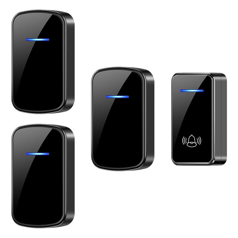 Wireless Battery-Operated Doorbell for Home, No Plug-in Needed, Supports One-to-Three Callers