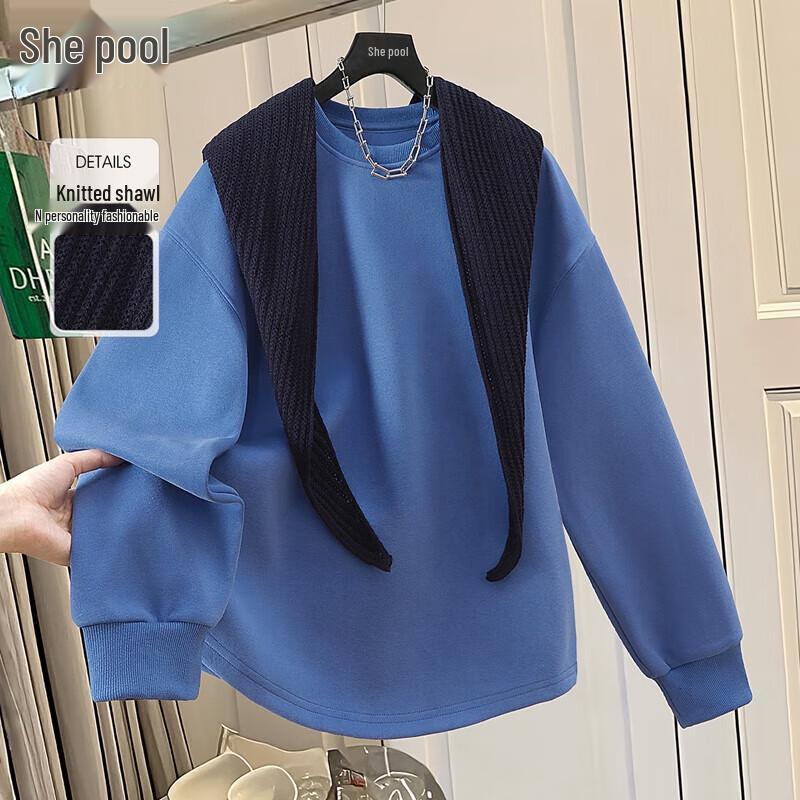Women s Relaxed Drop-Shoulder Crewneck Sweatshirt S