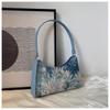 Trendige Herbst-Schultertaschen für Damen mit, Einfache Designs im Ölgemälde-Stil, Perfekt für Reisen als kleine Tragetaschen oder Geldbörsen