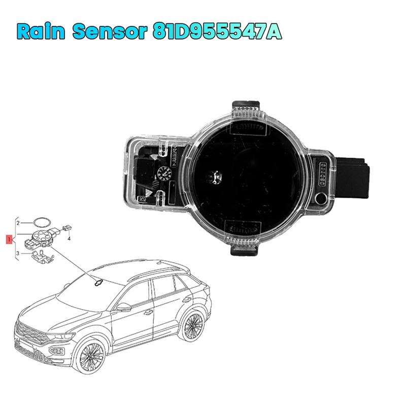 Car Rain Sensor 81D955547A For Tiguan  A1 A3 A5 A6 A8 Q3 Q5 Q7 RS3 RS5 Headlight Light Detection Sensor 8U0955559B-A99D