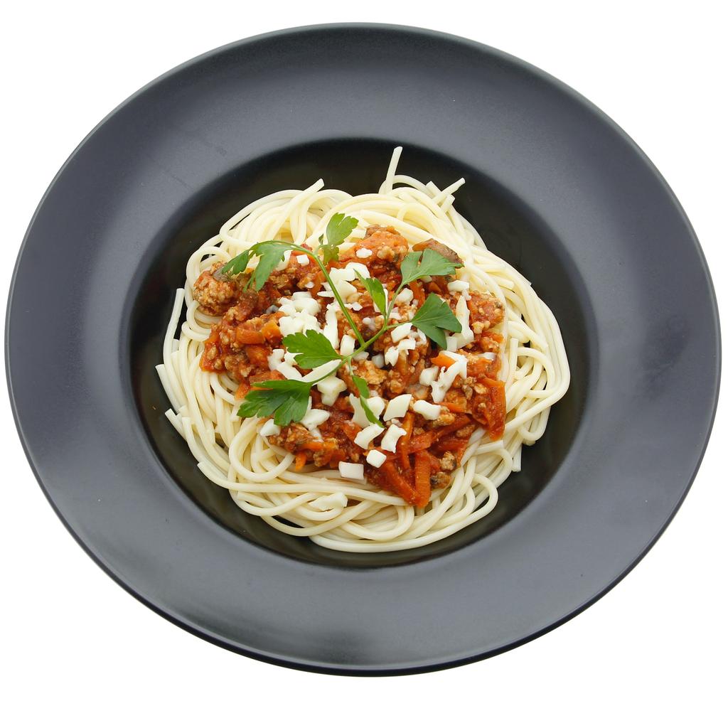 Deep Soup Plate Dinner Plate For Pasta Black 24 Cm