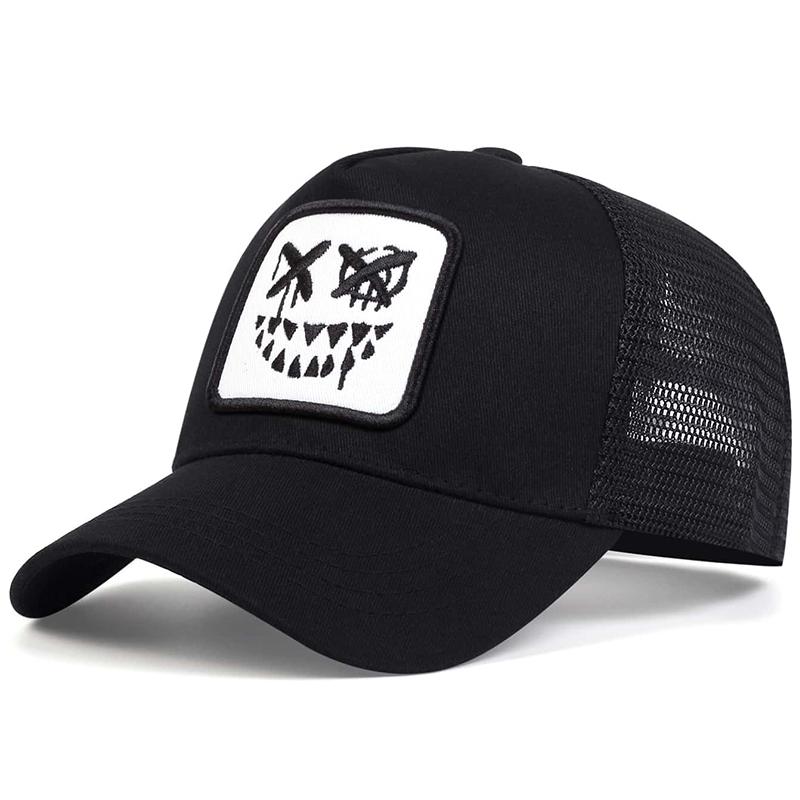 

1Piece Unisex Xx Embroidery Baseball Net Hat Outdoor Adjustable Sunscreen Leisure Hat Spring Summer Travel Tourism Vacation