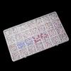 28 Grids Nail Charms Diamond Jewelry Storage Box Clear Nail Art Rhinestones Tool Diy Display Storage Case Organizer Box Salon