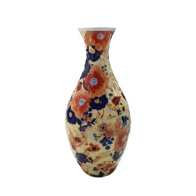 Puzzle-Vase Blumenarrangement Hydrokultur Blumenvase Chinesischer Stil Retro Porzellan DIY Puzzle Handgefertigt