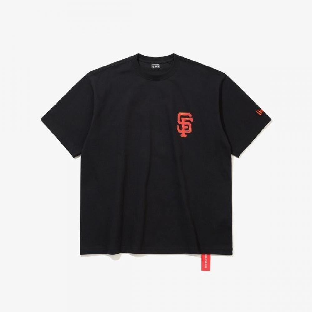 New Era Mlb San Francisco GianTs T shirT Black 15147540 BLACK/L