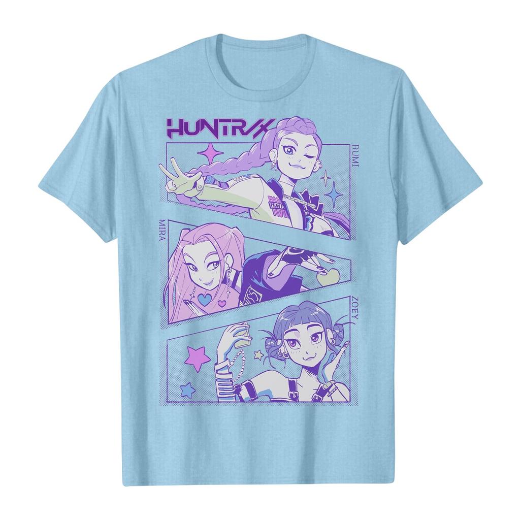 Boys Girls Round Neck Casual Printed Short-sleeved T-shirt Top
