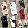 BLACK CUTE KITTY Case For OPPO Reno 8 7 Lite Reno 3 4 5 6 Lite 8T 4Z 5Z Find X5 X2 X3 Lite Neo X6 Pro Cover