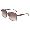Ferragamo Burgundy Gradient Square Ladies Sunglasses Sf330s 606 57