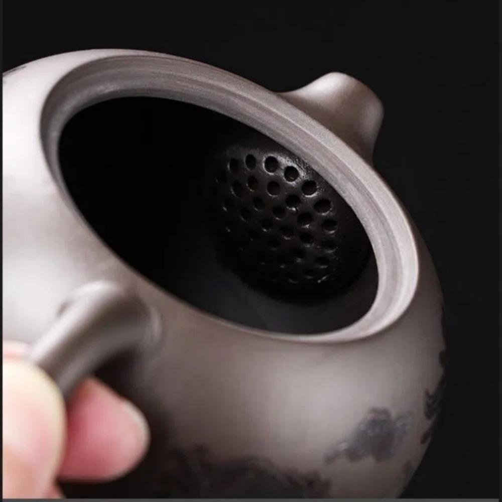 Ceramic Purple Clay Teapot Hand-made Infuser Teapot Household Teapot Tea Cup Set  Tea Maker