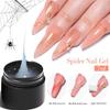 Lak na nehty Spider Gel Nail Art Stretch Kresba Lepidlo Super silné Stretch Kresba Malované lepidlo Použití s ​​barevným pudrem na gelové nehty