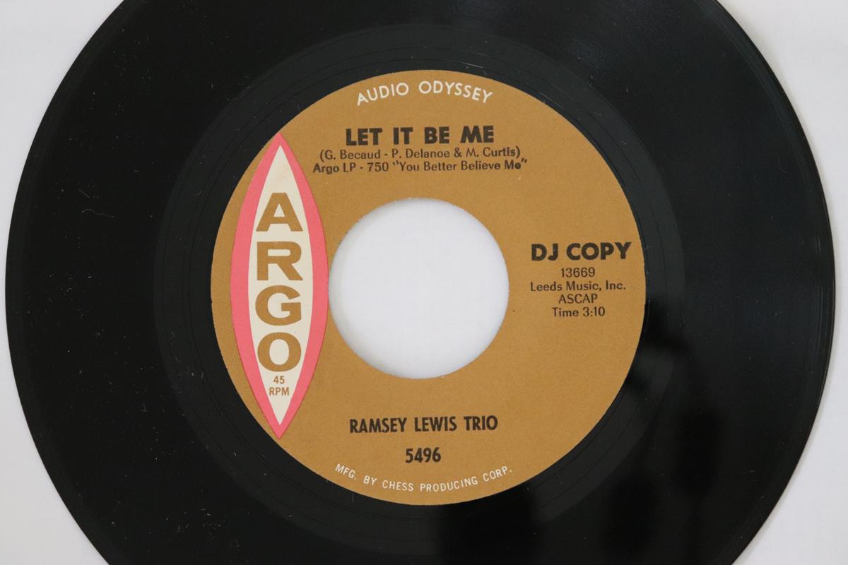 

7inch Record RAMSEY LEWIS TRIO - Let It Be Me 5496 Argo 1965 US Jazz Used