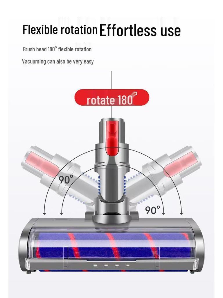 Soft Velvet Roller Brush for Dyson V6 DC62 Vacuum Cleaner