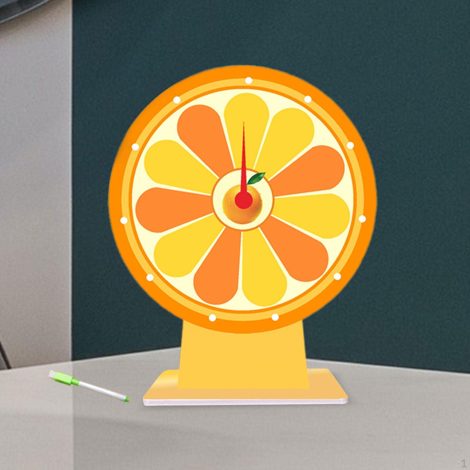 

Ротатор игры с призовым колесом, многоразовый редактируемый проигрыватель, настольный проигрыватель для обучения на выставках 30cmx37cm