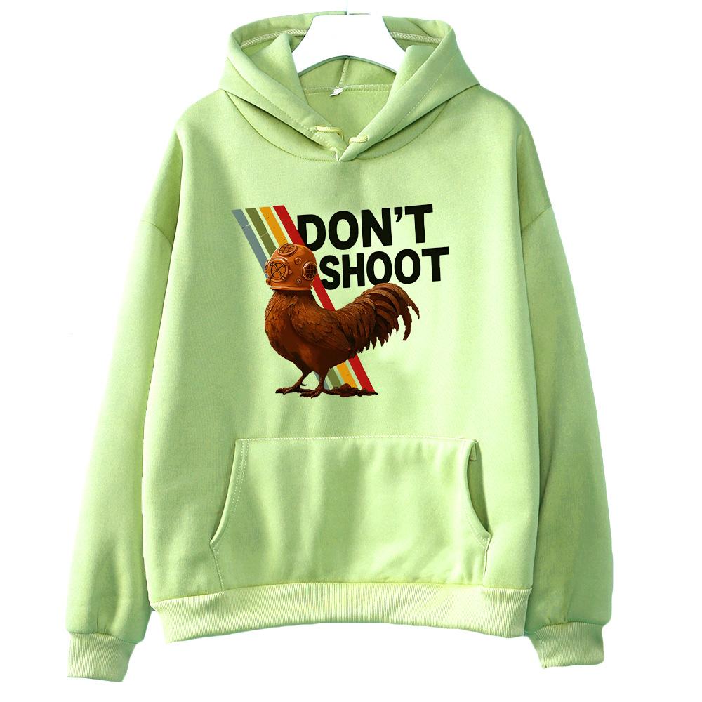 Grafica Non Sparare Felpa con Cappuccio ARC Felpe ARC Raiders Felpa per Giocatori Uomo Donna Felpa con Cappuccio Ispirata ad Arc Raiders Pullover Top Y2K Outfit coordinato per coppia