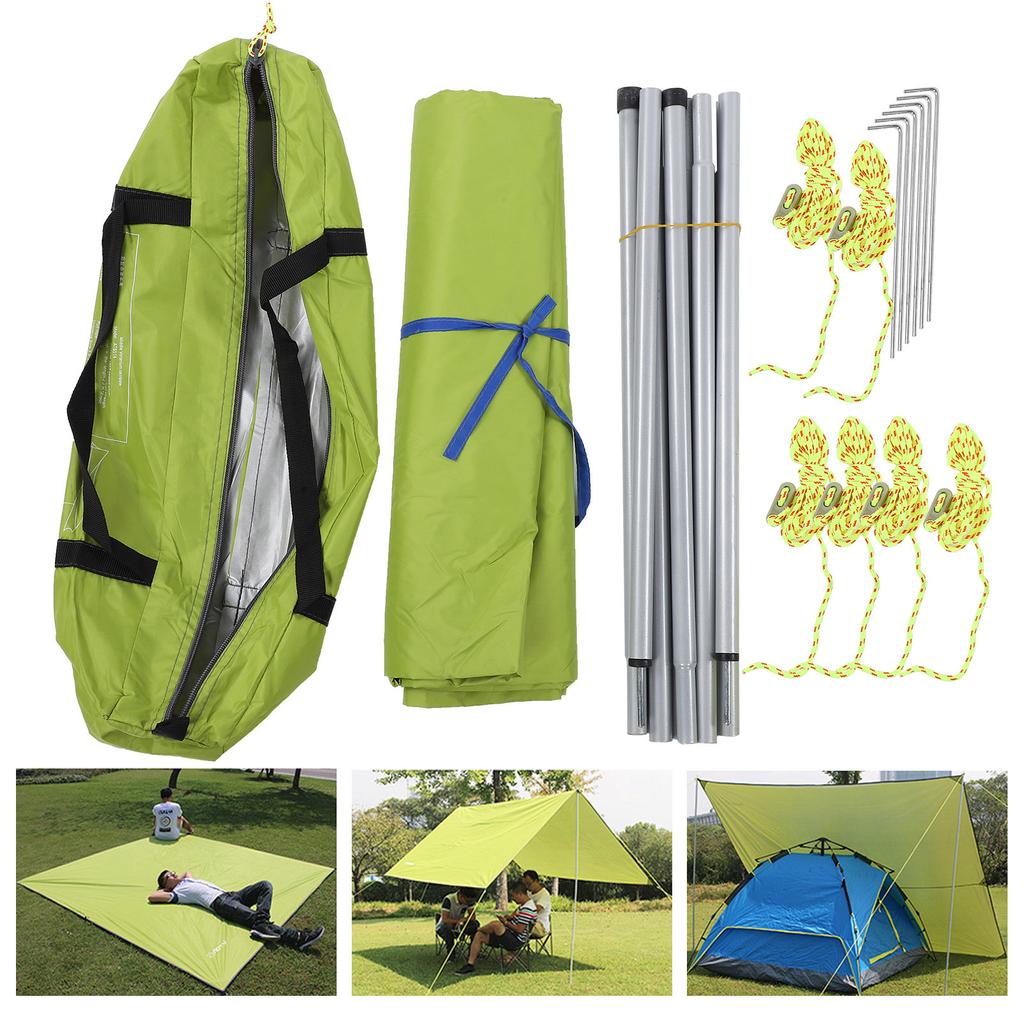 Aotu Portable Outdoor Tent Tarp Rainproof UV Sun Block Camping Multipurpose Awning