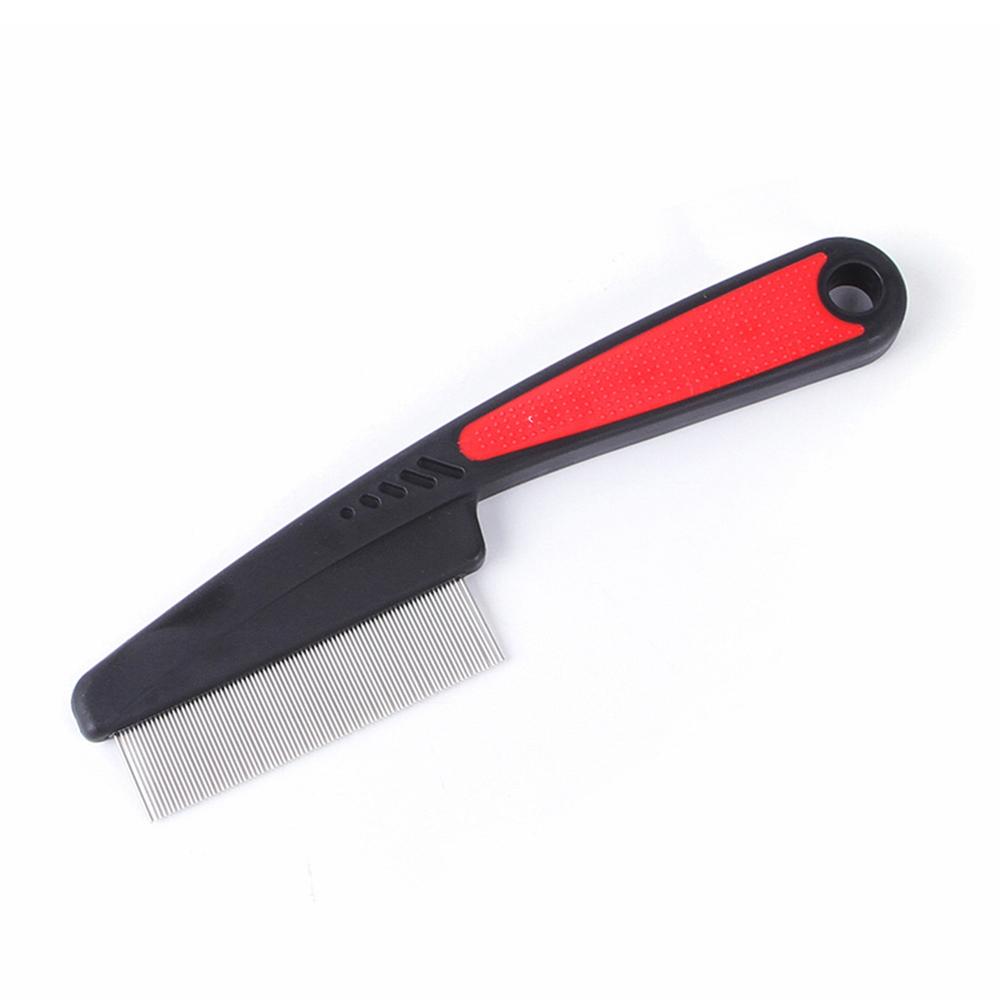 

1 шт. Расческа для удаления перхоти, избавления от головных вшей, утолщения, вычесывания вшей, супергустая расческа для яиц вшей с густыми зубьями красный