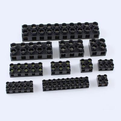 1Pcs X5 Series Terminal Block 20-6 AWG 500V 10A 20A 60A Wiring Connector Screw Docking Brass Terminal Electrical Connector