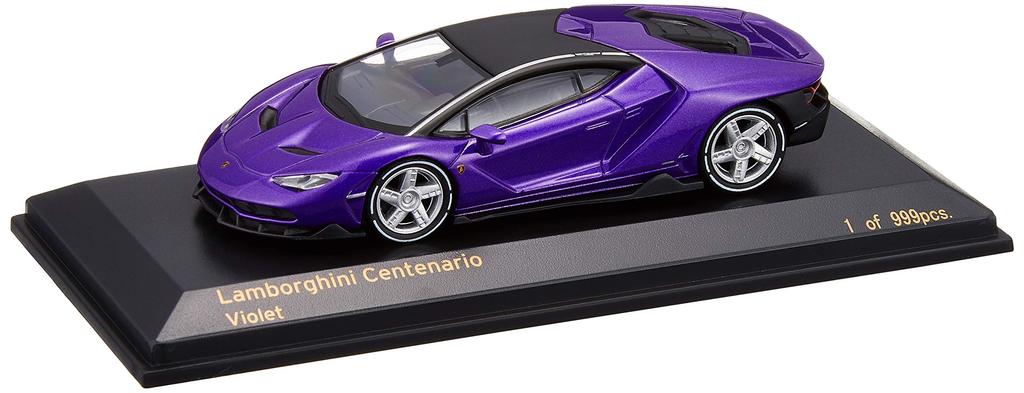 Kyosho CARNEL Lamborghini Centenario Violet Finished Product 1/64