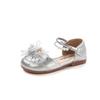 Girls Half Sandals Mesh Lace Bows Sweet Butterfly Kids Dance Shoes Wedding Ins Trendy 2025 Summer Girls Princess Shoes Pearls