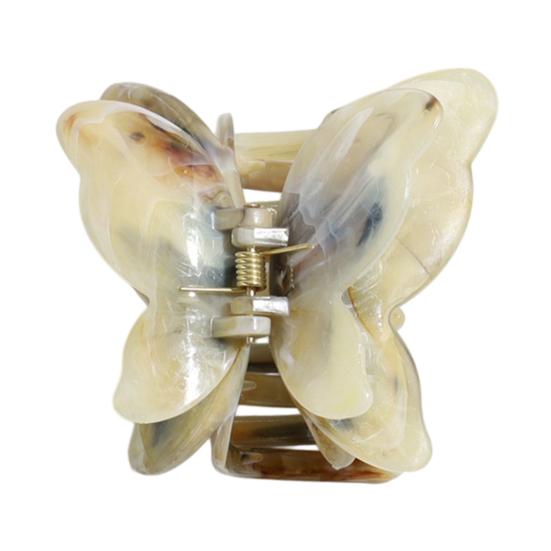 Hair Claw Medium Size Butterflies Shape Acetate Plate Hair Clip Gradient Texture Strong Grip Back Head Hair Claw Hair Accessories