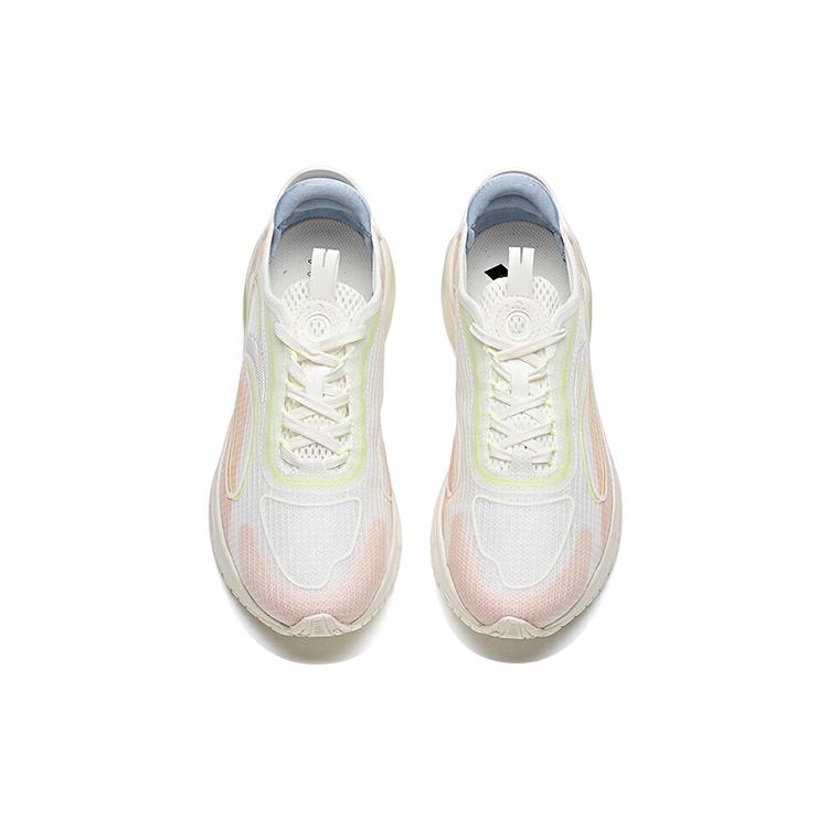 Anta Running Collection Slip Resistant Abrasion Resistant Low Top Running Shoes Women's Pink White 122125518-1