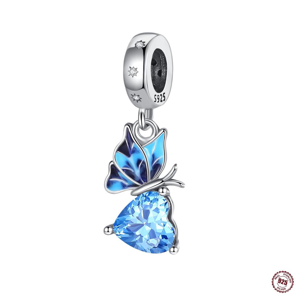 Breloque Thème Papillon Breloques Cuivre 24 Designs Pendentifs Papillon Compatible Avec Authentiques Bracelets Fins Bijoux Femme Cadeaux