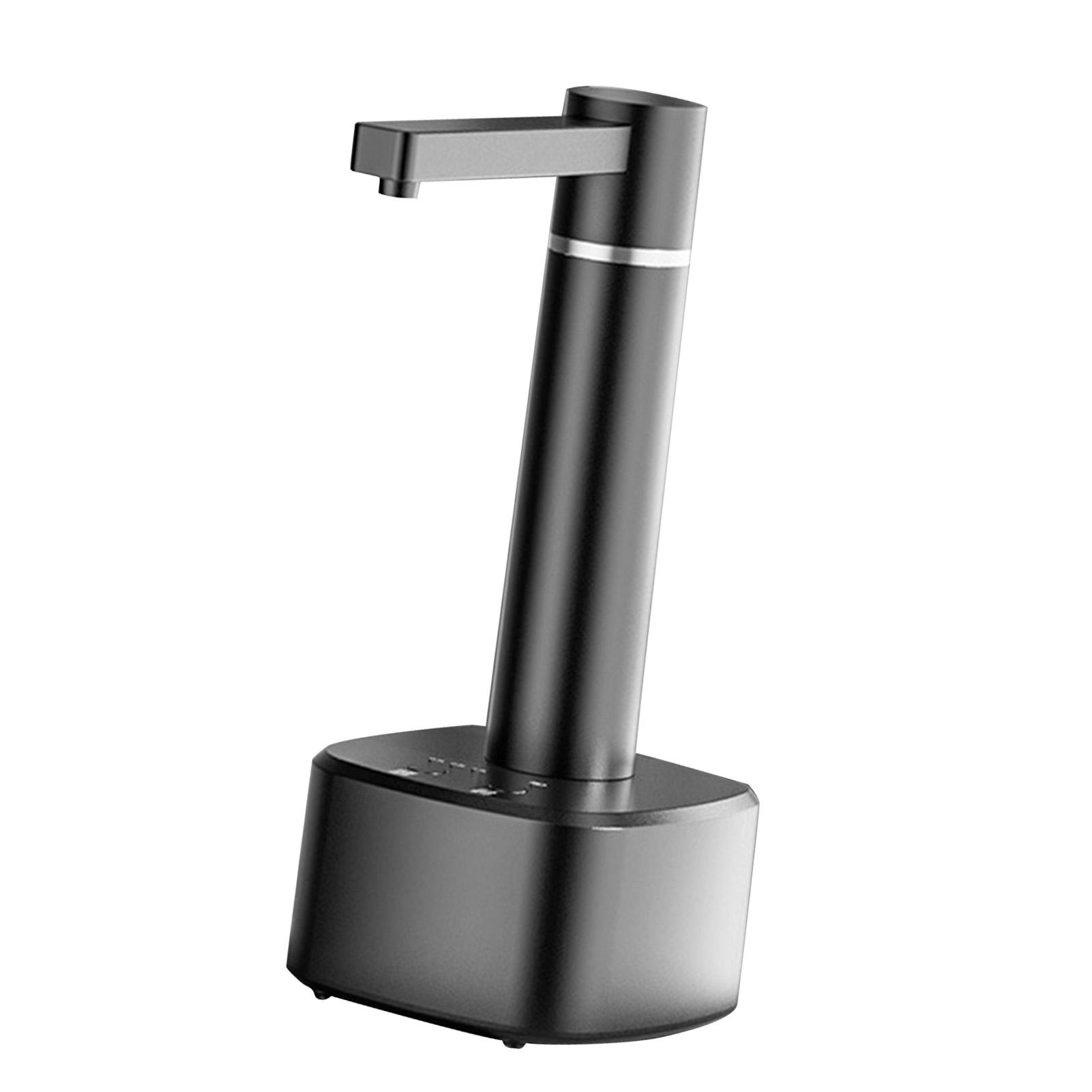

Automatic Drinking Water Bottle Pump Compact Lightweight Smart Highly Efficient Electric Water Dispenser for Home чёрный