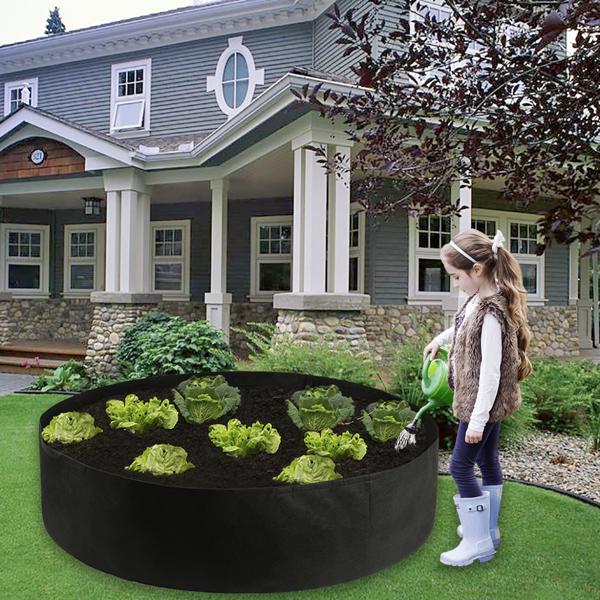 Fabric Raised Garden Bed Round Planting Container Grow Bags Breathable Felt Planter Pot At Affordable S Free Real Reviews With Photos Joom Fabric Raised Garden Bed Round, Fabric Raised Garden Beds