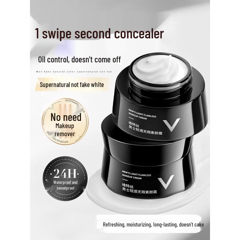 

Vitesse Men s Light Translucent Flawless CC Cream