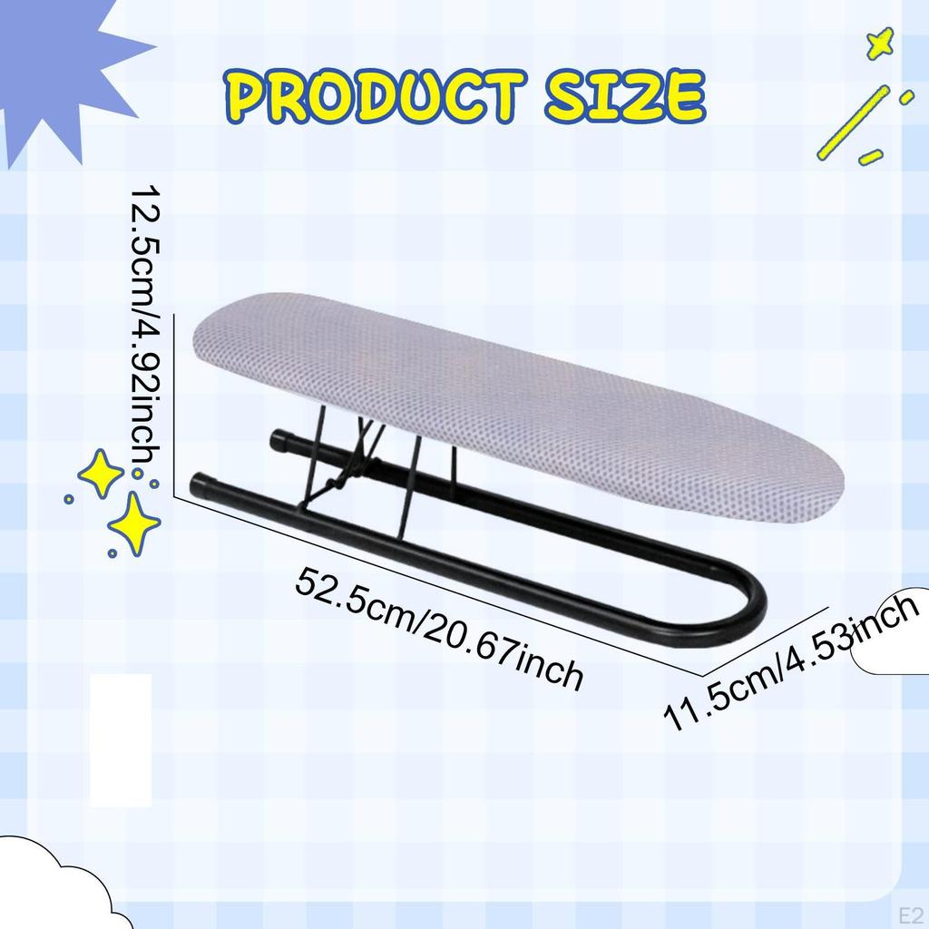 Carbon Steel Heat Resistant Tabletop Ironing Board Table Rack for Dorms