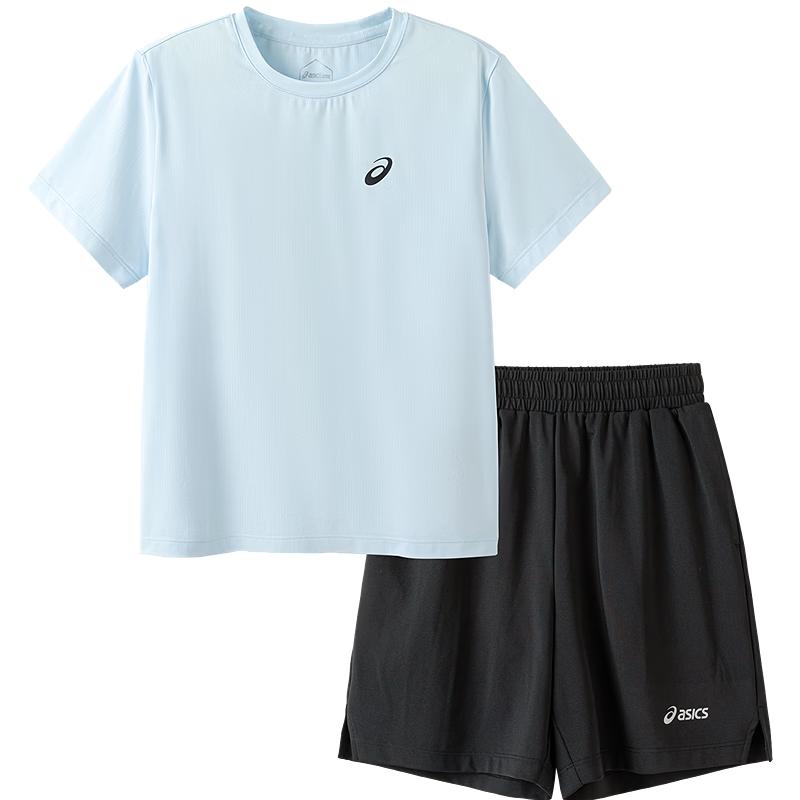 ASICS Kids  2026 Summer Quick-Dry Sports T-Shirt & Shorts Set 120