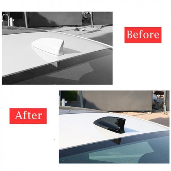 Gloss Black Shark Fin Antenna Decorative Cover Trim for Honda Civic 11th  +