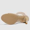 Womens Sandals Retro Toe Elegant Stiletto Low Heel Sandal Breathable Mesh Knit Elastic Design Upper Sandalias Bonitas Para Mujer
