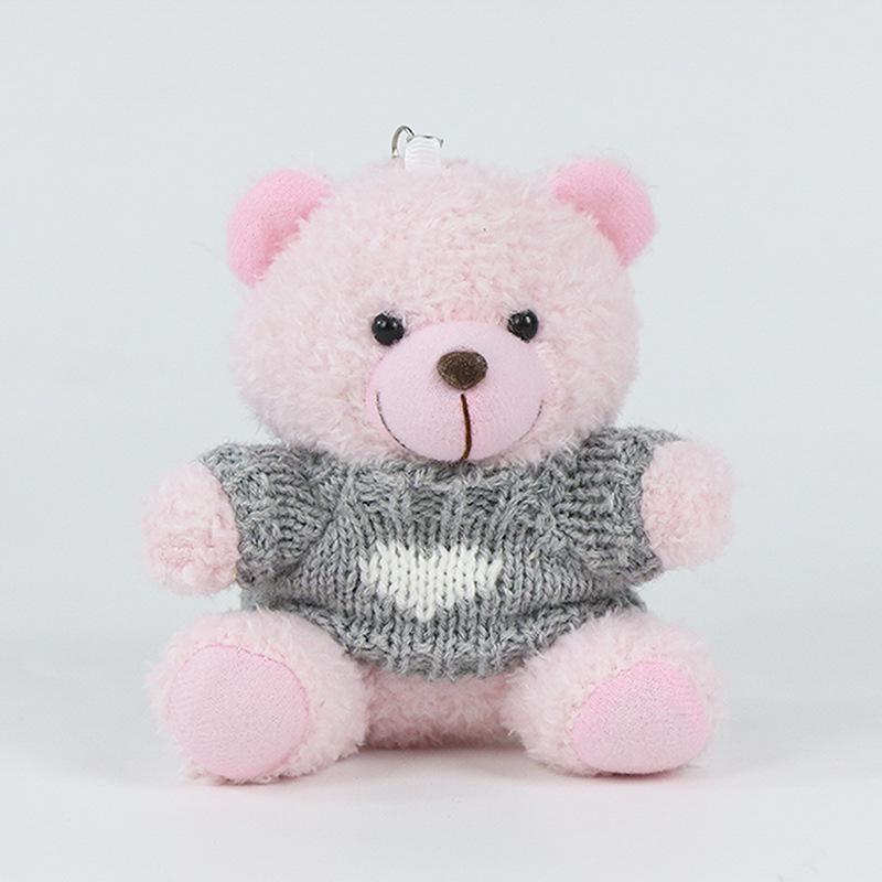 Charmante Teddybeer Sleutelhanger Pluche Pop - Aangekleed Koppeltje Rugzak Ornament Cadeau