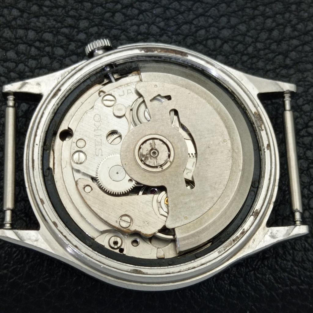 VINTAGE SEIKO 5 AUTOMATIC 7009A JAPAN MENS WHITE COLOR DIAL WATCH a701416-5 R206b-a701416