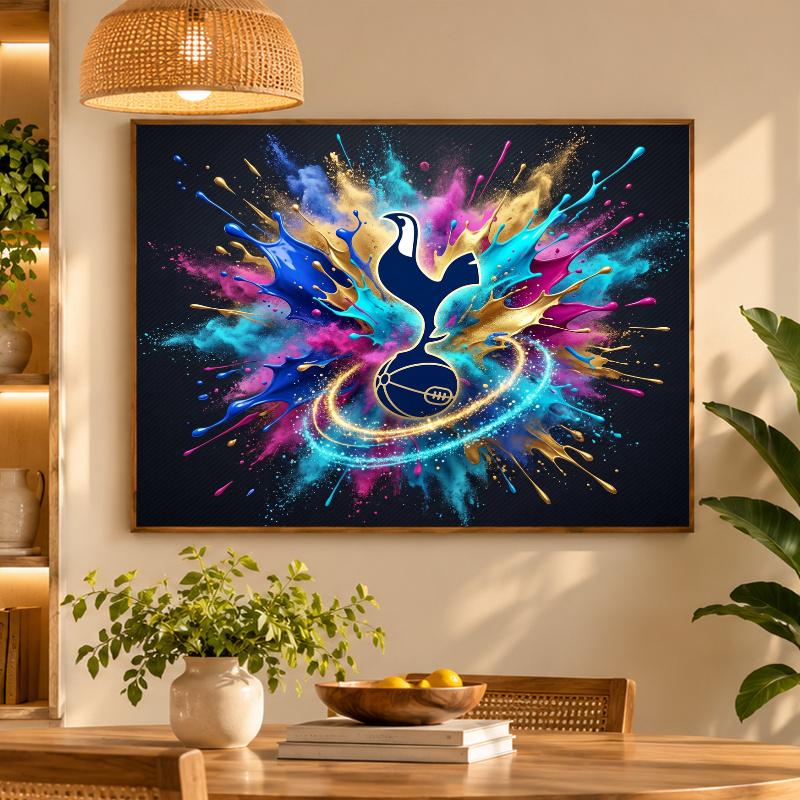 5D Diamond Painting Tottenham Hotspur DIY Full Drill Diamond Art Kit Home Decoration