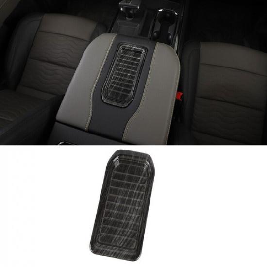 Black Wood Interior Steering Center Console Cover Trim For Chevy Silverado +