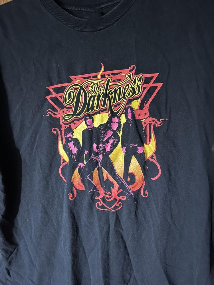 The Darkness Rock Band Short Sleeve Black All Size  OM783 Unisex T-Shirt S