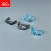 MOC Blocks Beach Ocean Palm Torso Pants Muscle Figure Ski Glasses Particles Assembled Construction Bricks Children's Playthings