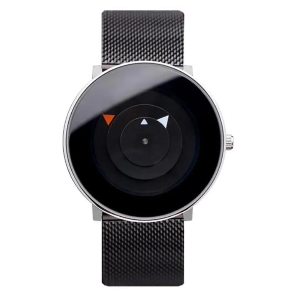 Men s Point Triangle Wrist Round Kitsch Look Watch A20481_Black