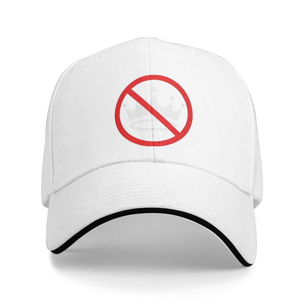 No Kings Sun Baseball Cap Summer Unisex-Teens Print Trucker Hat Adjustable Stylish Hunting Camping Baseball Caps