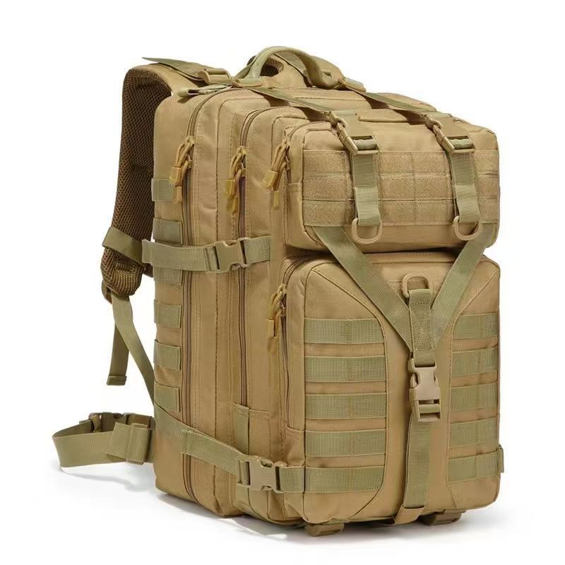 Camouflage Outdoor Sports Mountaineering Waterproof Travel Bag Tactical Backpack Large Capacity Multi Functional Camping Backpack