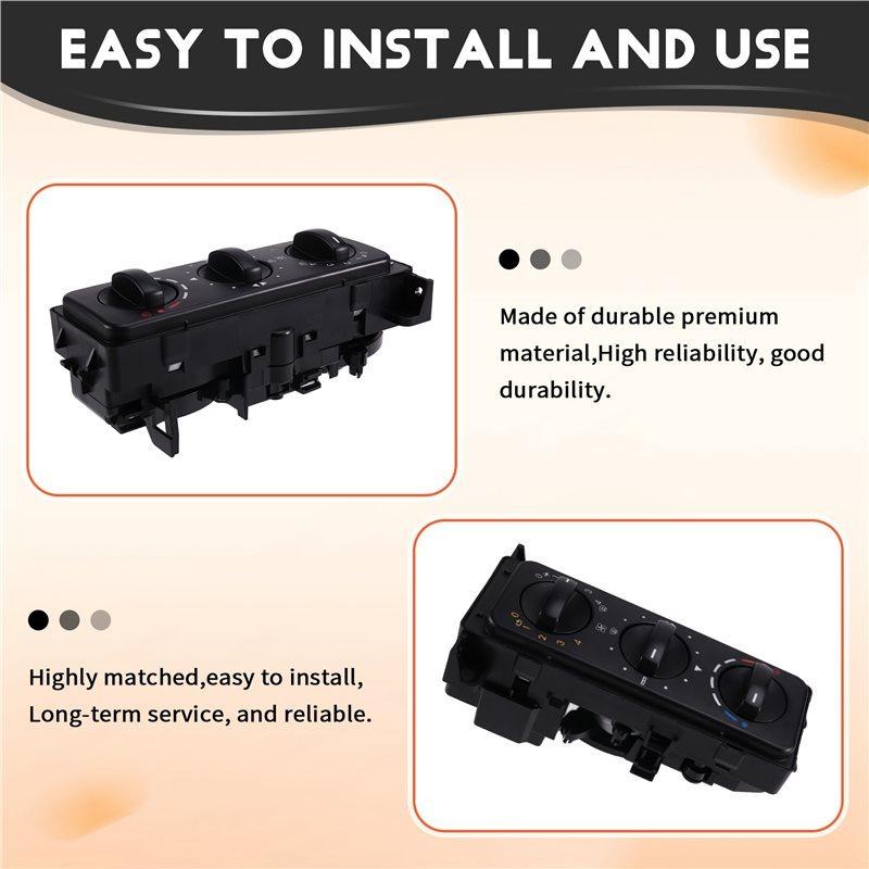 Car A9408200097 For Mercedes Benz Atego Truck LHD Air Conditioner Control Switch Panel Heater Air Conditioning