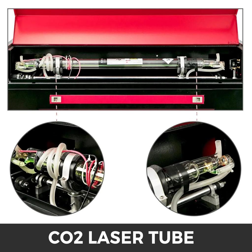 80W CO2 Laser Engraver 20x28in Engraving Cutting Machine Ruida 7050 W/ Parts