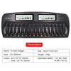 PL-NC31 Universal Intelligent Battery Charger Two 3 Inch LCD Display Speedy Smart Charger W/ 16 Battery Slots for 1.2V Ni-MH Ni-