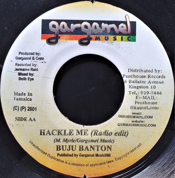 

7inch Record BUJU BANTON - Hackle Me NONE Gargamel Music 2001 Jamaica Reggae, Ska & Dub Used