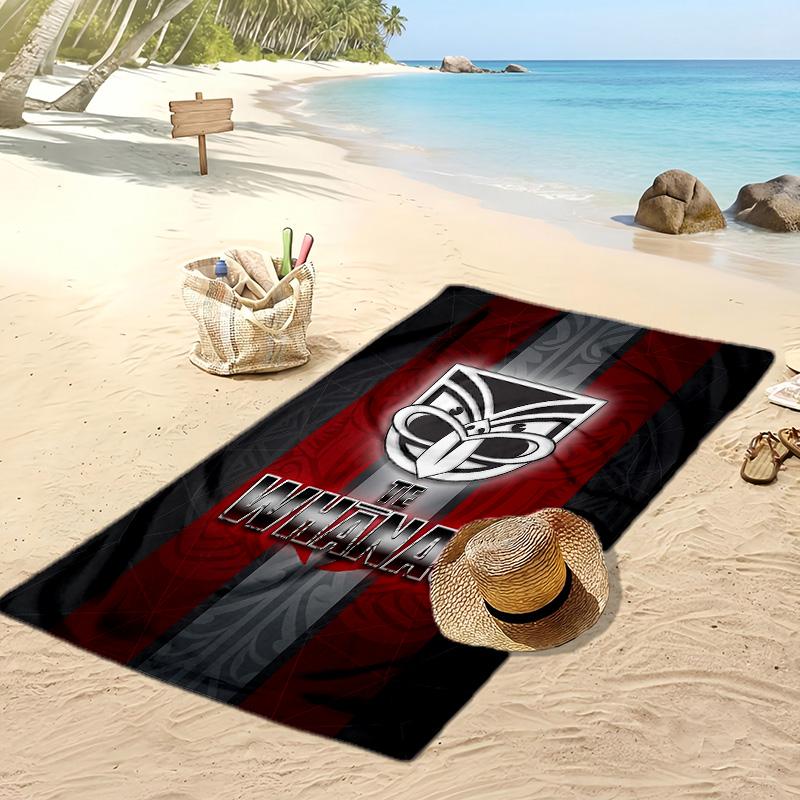 Asciugamano da Spiaggia Wigan Warriors Stampa Morbido Portatile Asciugatura Rapida?Asciugamano Asciutto Per Piscina Vacanza Estiva Sport all'Aperto