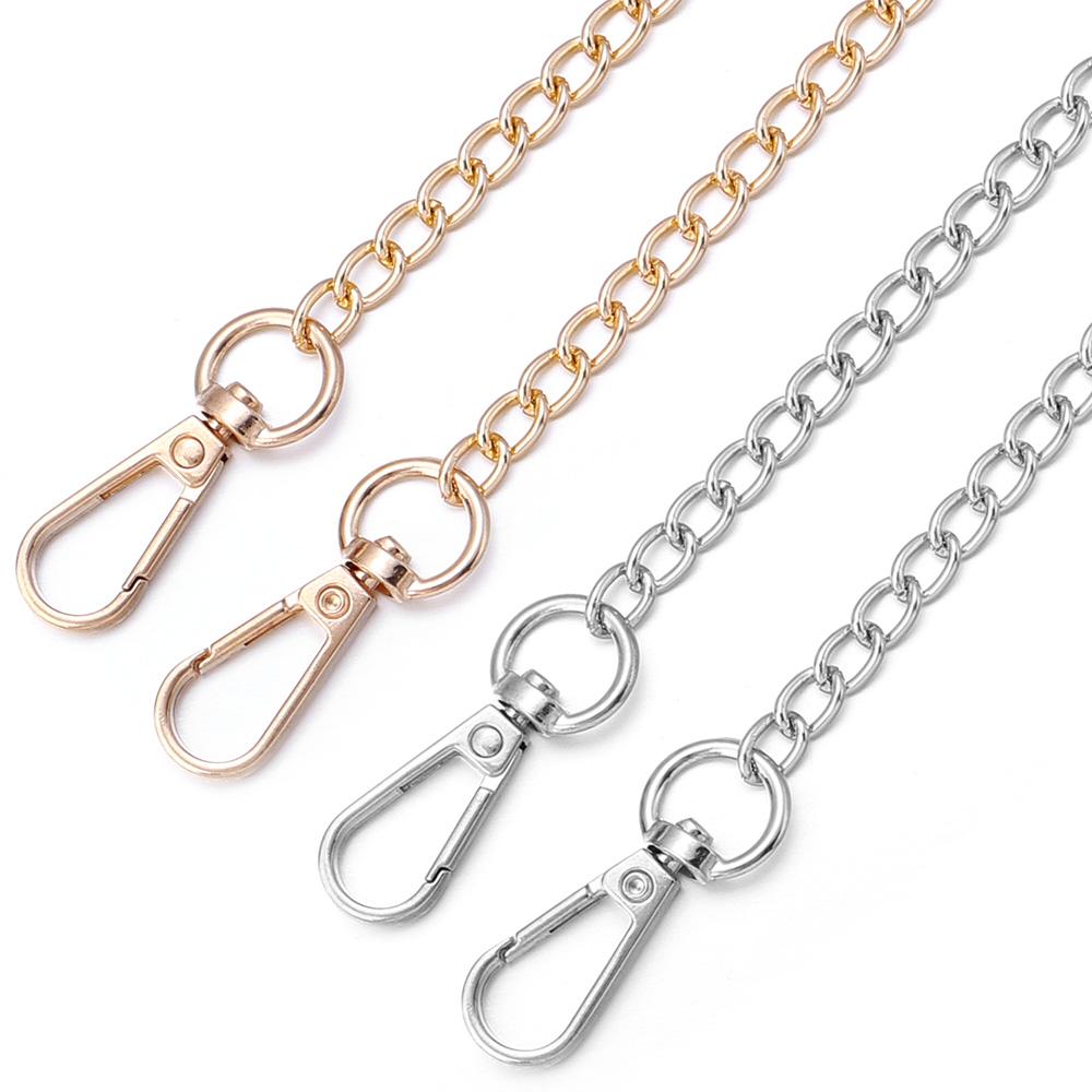 Metal Aluminum Replacement Bag Chain 20/40/80/120cm Women Shoulder strap for bags replace Crossbody chain Bag Accessories
