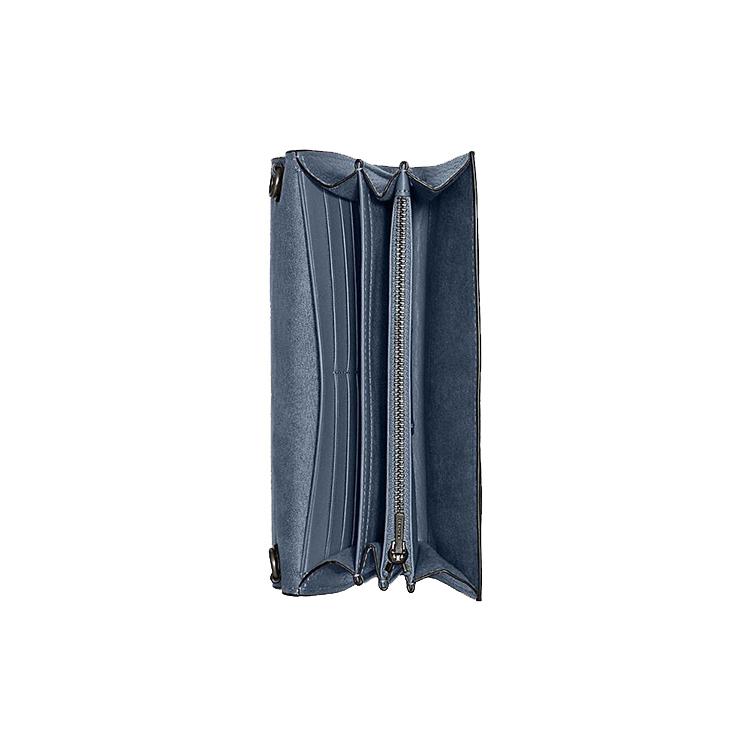 Coach Tabby Leather Clutch , Shoulder Bag , Crossbody Bag Small Women's Denim Blue (Unisex) Shoulder Bags 89364 V5D61